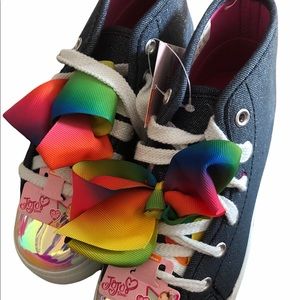 NICKELODEON JOJO SIWA GIRL’S HIGH TOP SHOES SZ 13